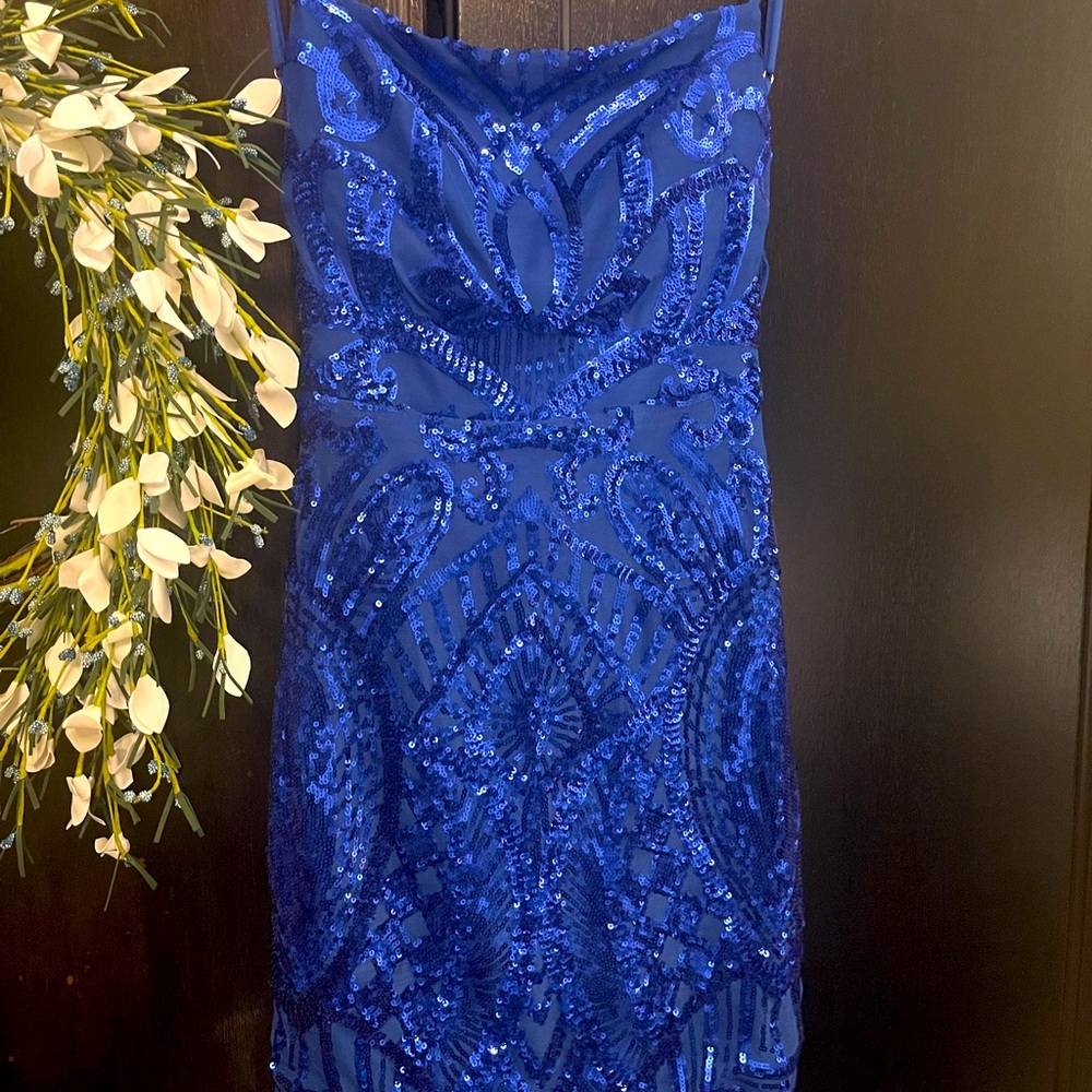 Lucy in the Sky blue dress - x small